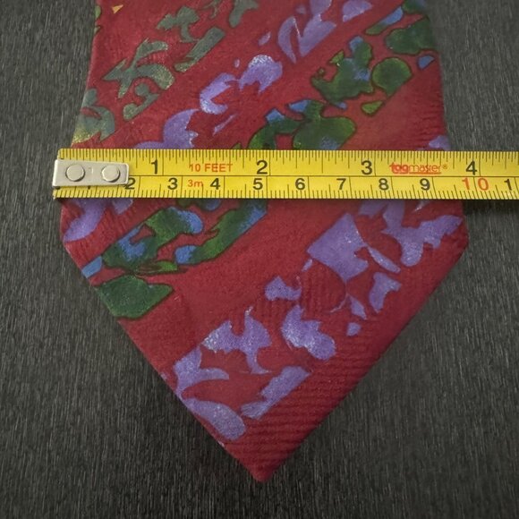 Missoni Cravatte 100% Silk Necktie Abstract Floral Design Made In Italy - Picture 6 of 6